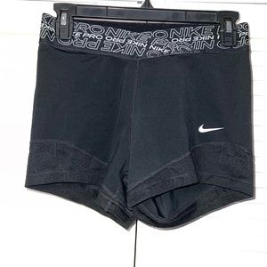 Nike black spandex shorts